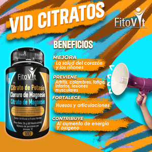 CITRATO DE POTASIO CLORURO DE MAGNESIO
